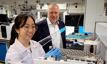 Water testing with lab-grown human cells