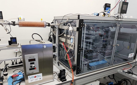 ParticleAerosol generation, cell culture and exposure system for Air-Liquid Interface (ALI) cultured cells