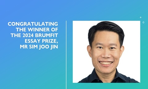 Congratulating the winner of the 2024 Brumfit Essay