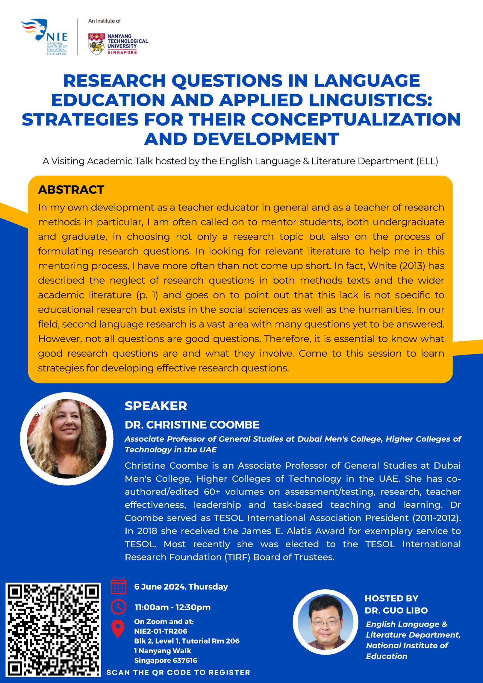 Talk by Dr Coombe (6Jun24)