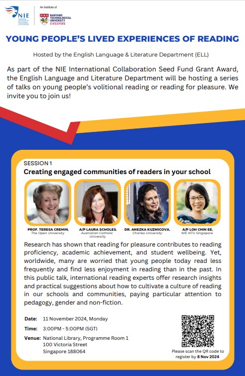 Young People’s Lived Experiences of Reading (session 1)