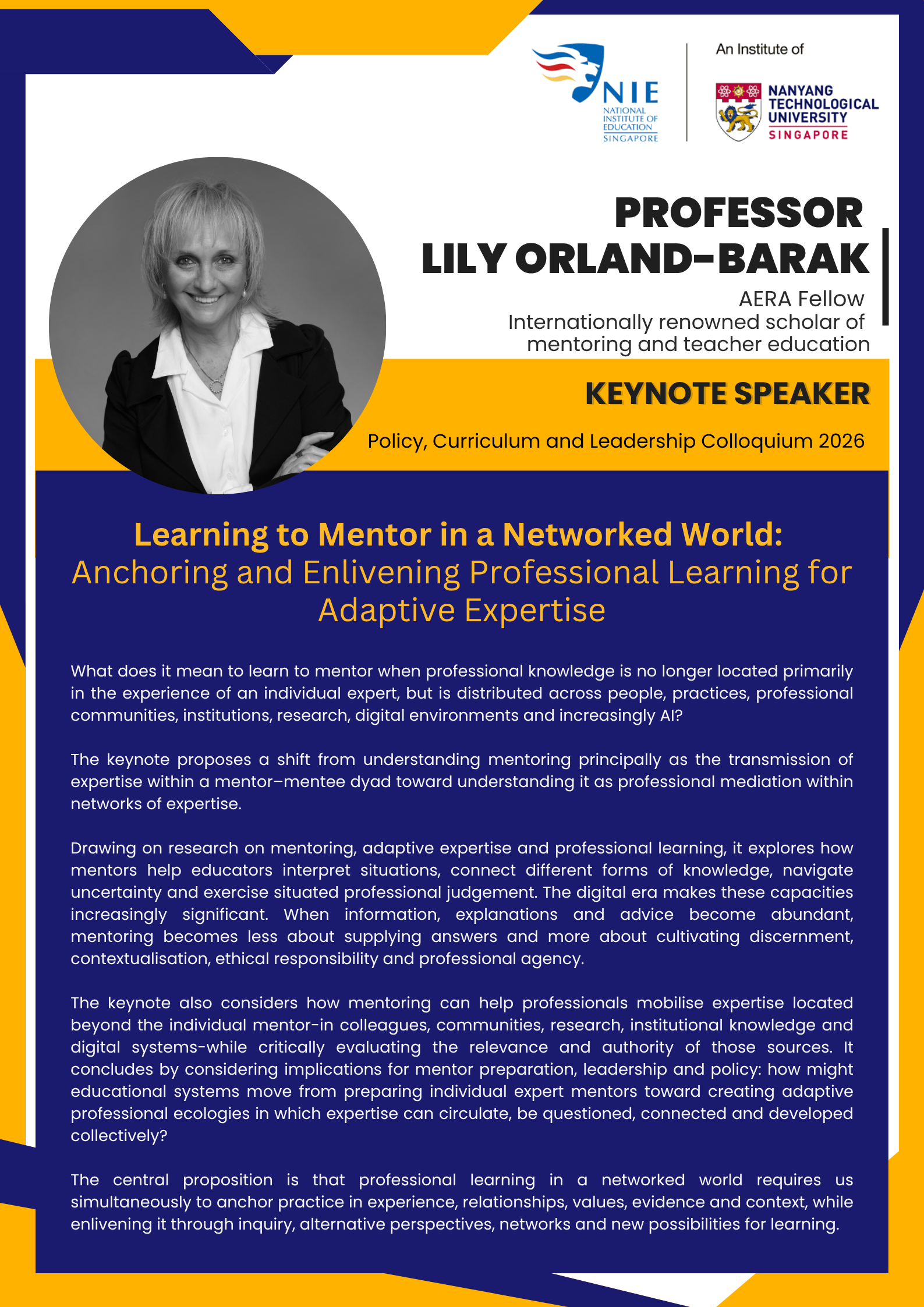 Prof Lily Orland Barak