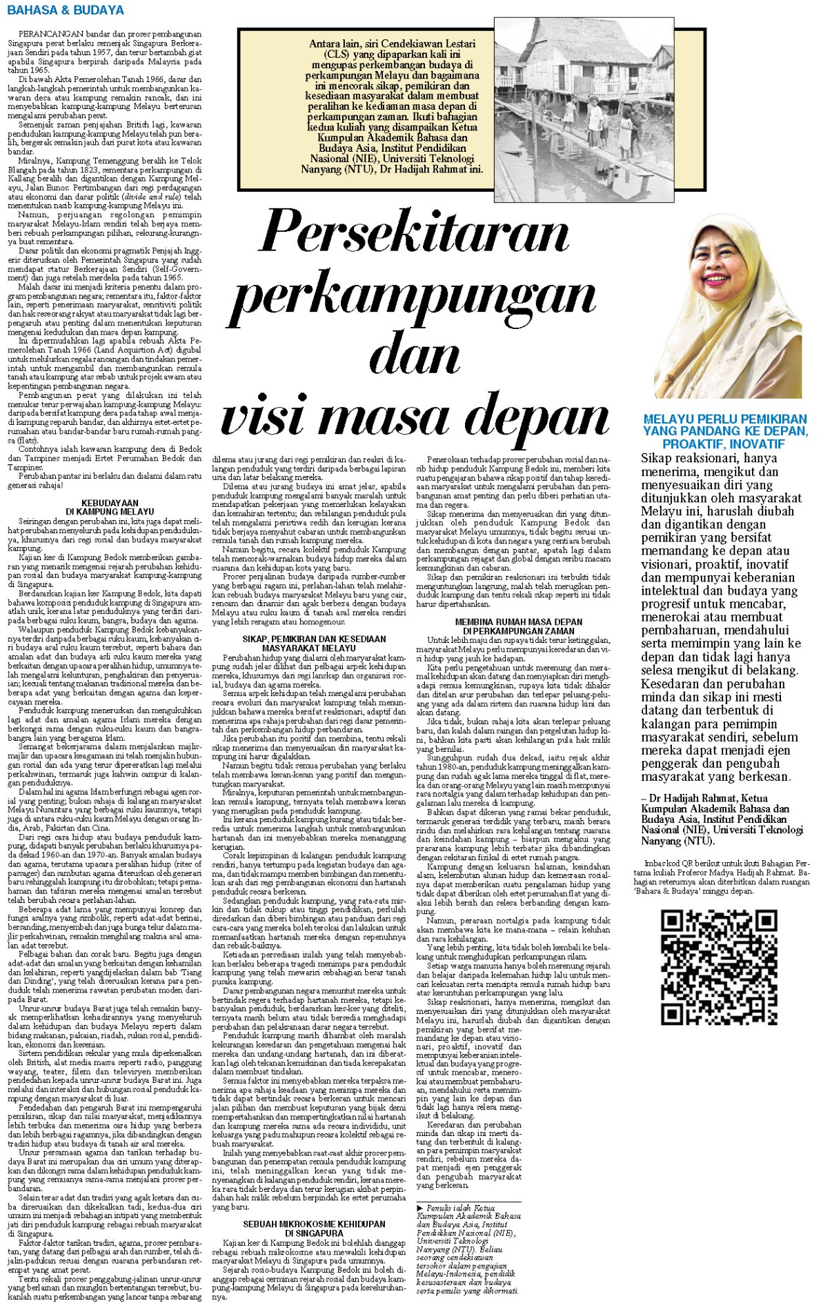 20211004 Persekitaran perkampungan dan visi masa depan 20211004 Persekitaran perkampungan dan visi masa depan