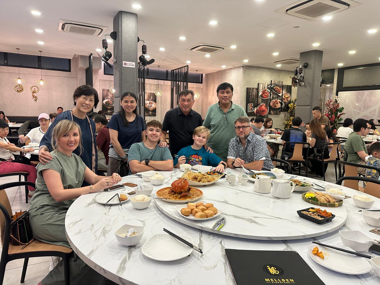 CAE_Welcome dinner with Prof Lipnevich