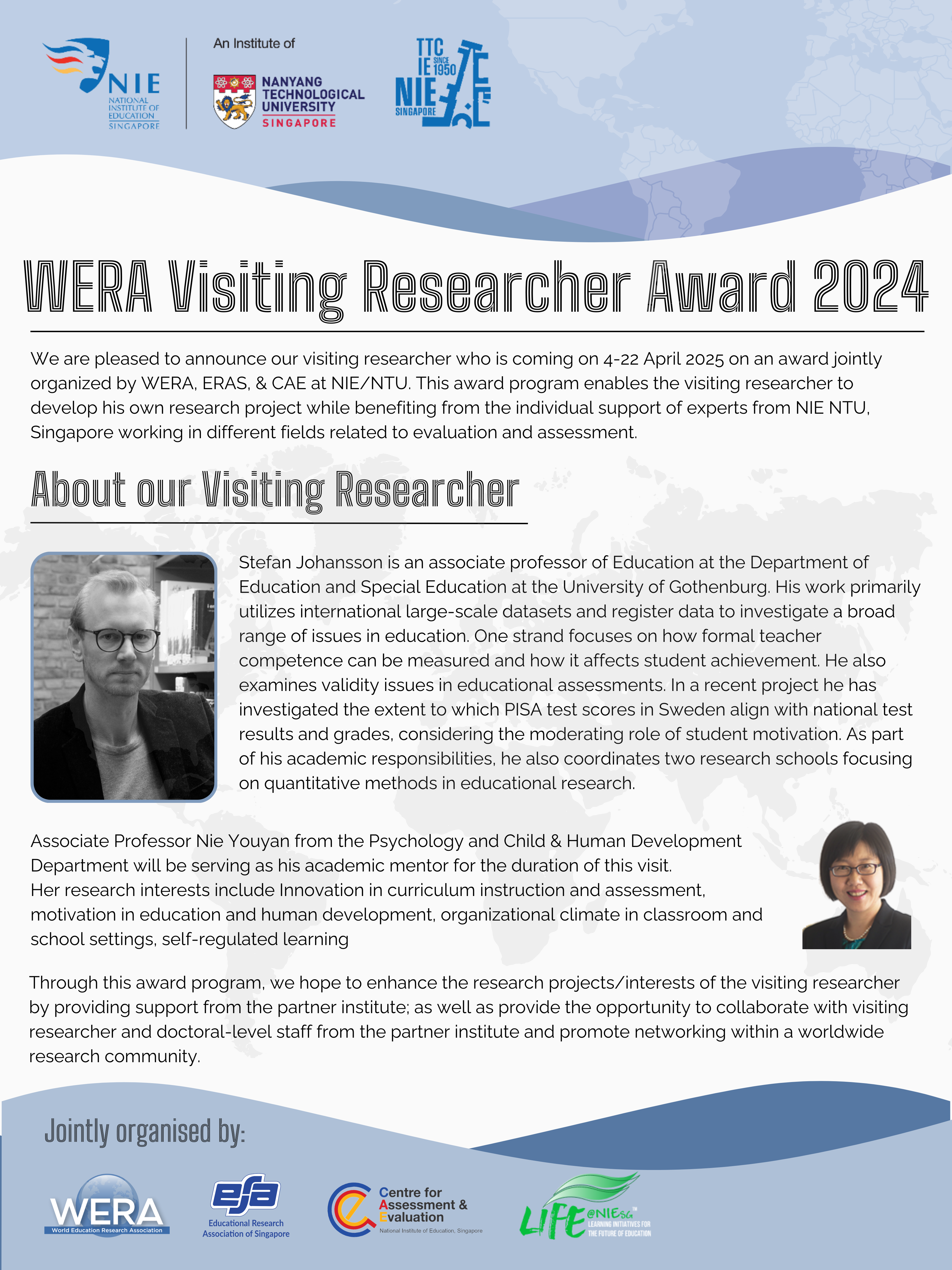 WERA Researcher Award Poster 2024