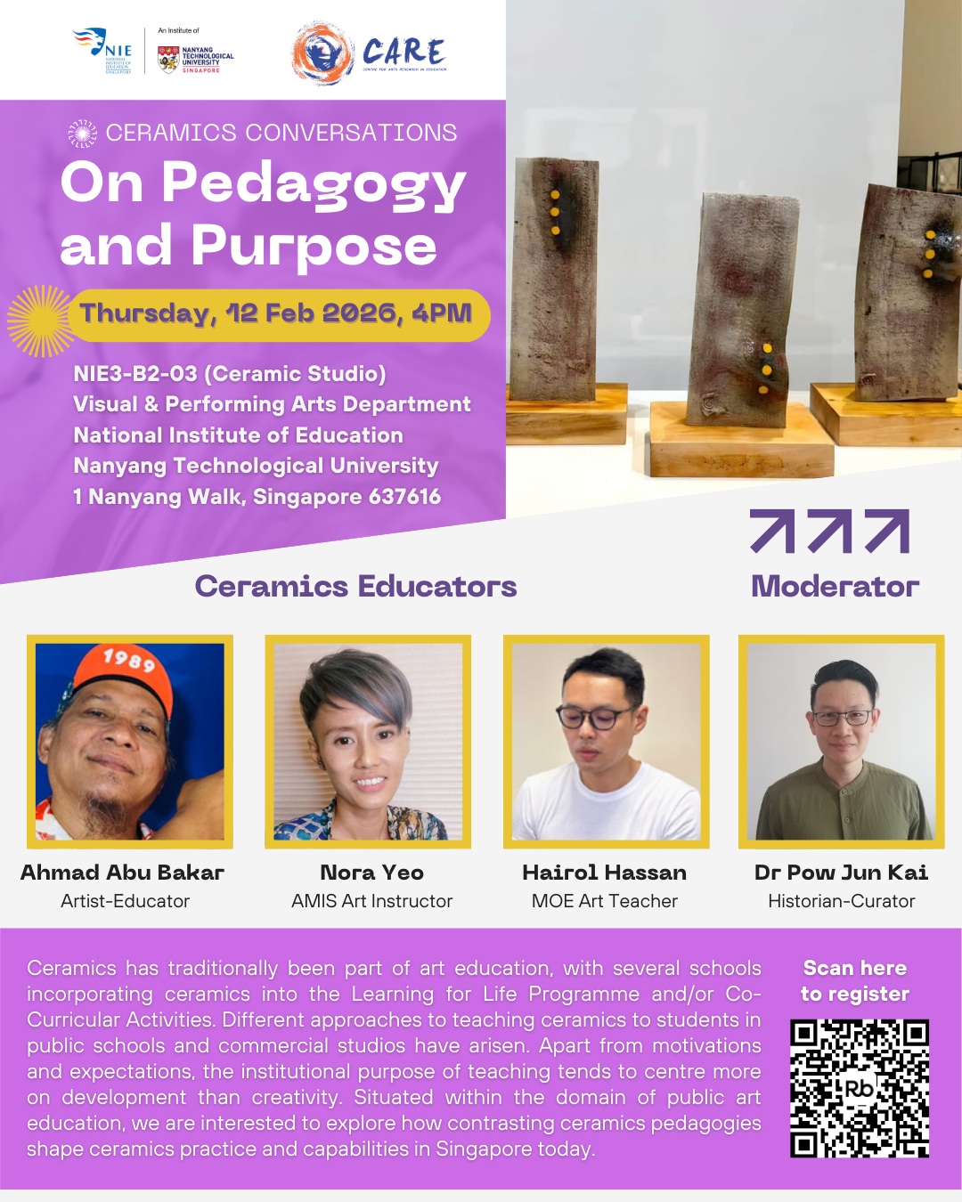 CARE Ceramics conversations - On Pedagogy and Purpose