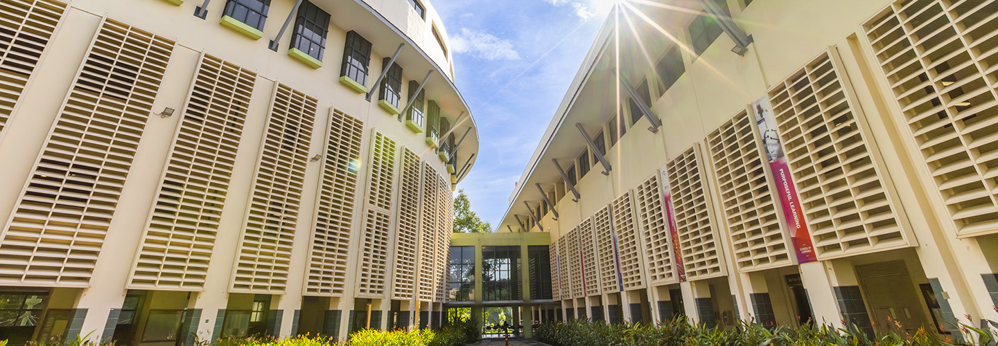 NIE Campus Building with Ray of Light