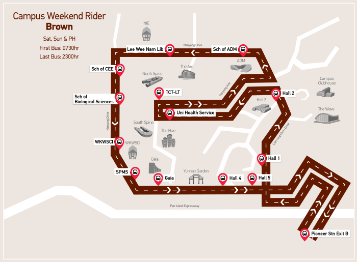 NTU Campus Weekend Rider Brown_Sep 2023