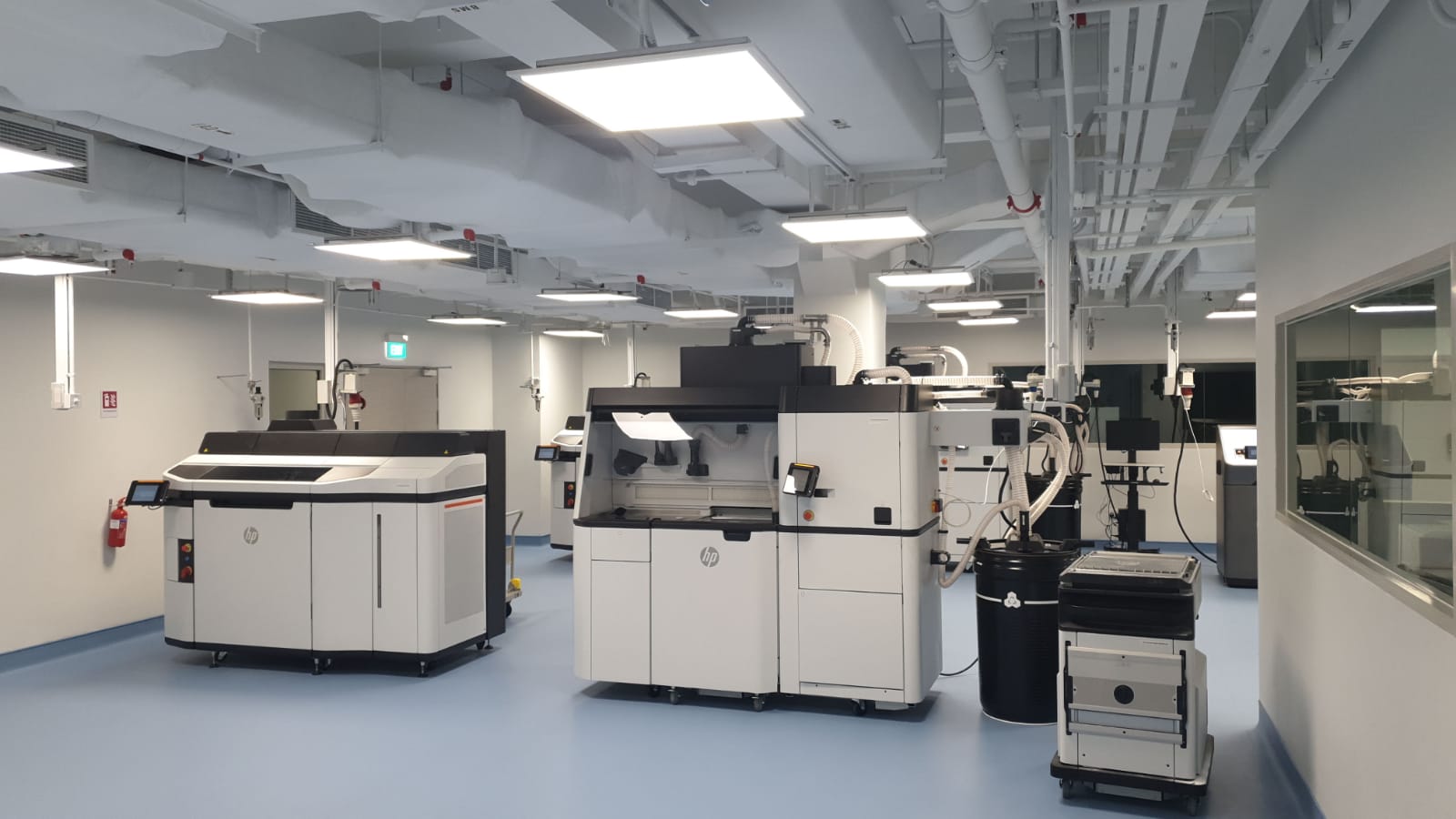 Main 3D Printing Lab HP printers